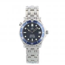 Gents Omega Seamaster 300 2551.80.00 Stainless Steel case with Blue Wave dial