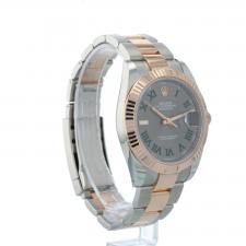 Gents Rolex Datejust 41 126331 18ct Rose Gold   Stainless Steel case with Slate dial
