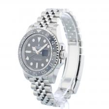 Gents Rolex GMT Master II 126710GRNR Stainless Steel case with Black dial