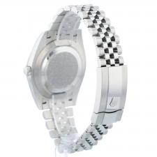 Gents Rolex Datejust 41 126300 Stainless Steel case with Mint Green dial