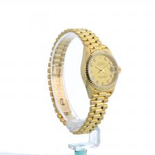 Ladies Rolex Datejust 69178 18ct Yellow Gold case with Gilt Diamond dial