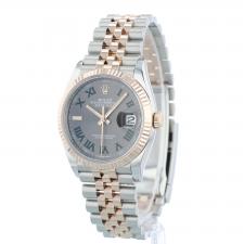 Gents Rolex DateJust 36 126231 18ct Rose Gold Stainless Steel case with Wimbledon dial