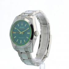 Gents Rolex Milgauss 116400GV Steel case with Blue dial