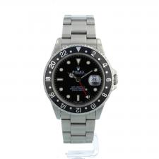 Gents Rolex GMT Master II 16710 Steel case with Black dial