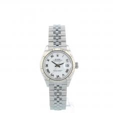 Ladies Rolex DateJust  279174 Steel case with White dial