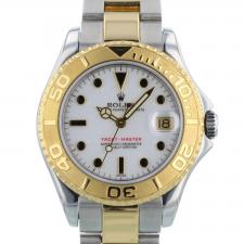 Gents Rolex Yacht-Master 68623 18ct Yellow Gold   Stainless Steel case with White dial