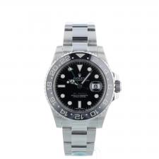 Gents Rolex GMT Master II 116710LN Stainless Steel case with Black dial