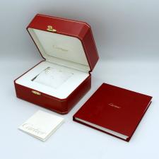 Ladies Cartier Tank Solo W5200024 18ct Yellow Gold case with Silver dial