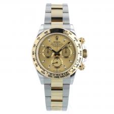 Gents Rolex Daytona 116503 18ct Yellow Gold Stainless Steel case with Champagne dial