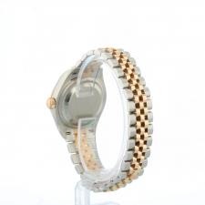 Ladies Rolex DateJust 28 279171 18ct Rose Gold   Stainless Steel case with Brown dial