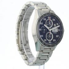 Gents Tag Heuer Carrera Calibre 16 Day-Date CV2A1R Steel case with Black dial