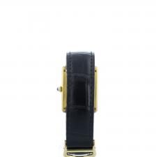 Gents Cartier Tank W1002753 G/P case with White dial