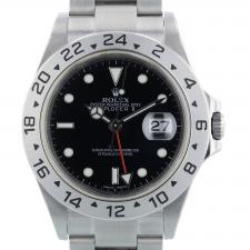 Gents Rolex Explorer II 16570 Steel case with Black dial
