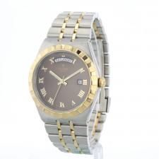 Gents Tudor Tudor Royal 28603 Gold Plated   Stainless Steel case with Chocolate dial