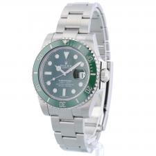 Gents Rolex Submariner Date Steel case with Green dial