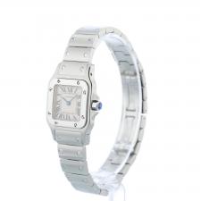 Ladies Cartier Santos Galbee W20056D6 Steel case with Silver dial