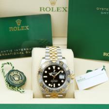 Gents Rolex GMT Master II 126713GRNR 18ct Yellow Gold   Stainless Steel case with Black dial