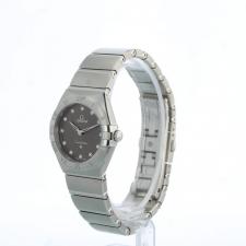 Ladies Omega Constellation 13110286056001 Steel case with Grey dial