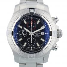 Gents Breitling Super Avenger A13375 Steel case with Black dial
