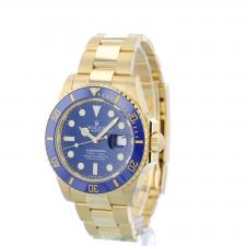Gents Rolex Submariner Date 126618LB 18ct Yellow Gold case with Blue dial