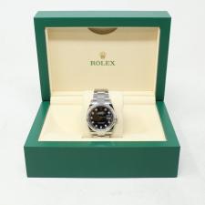 Gents Rolex Datejust 36 126234 Steel case with Black Diamond dial