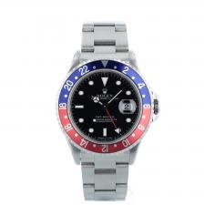 Gents Rolex GMT Master 16700 Steel case with Black dial