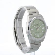 Gents Rolex Oyster Perpetual 41 134300 Steel case with Pistachio dial