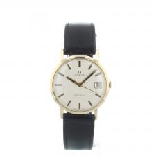 Gents Omega Geneve 1325017  9 CT case with Silver dial
