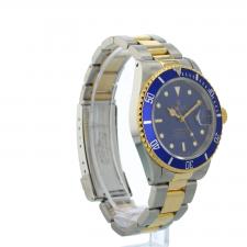 Rolex Submariner Date 16613 18ct Yellow Gold   Stainless Steel case with Blue dial