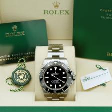 Gents Rolex Submariner Non Date 124060 Stainless Steel case with Black dial