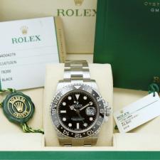 Gents Rolex GMT Master II 116710LN Stainless Steel case with Black dial