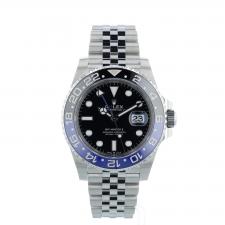 Gents Rolex GMT Master II 126710BLNR Stainless Steel case with Black dial