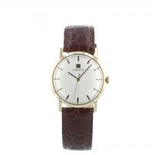 Gents Tissot Dress 9 CT case with Silver dial