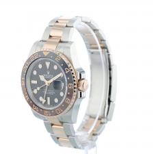 Gents Rolex GMT Master II 126711CHNR 18ct Rose Gold Stainless Steel case with Black dial