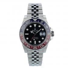 Gents Rolex GMT Master II 126710BLRO Stainless Steel case with Black dial