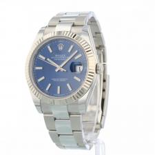 Gents Rolex Datejust 41 126334 Steel case with Blue dial