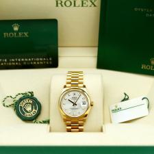 Ladies Rolex DateJust  278248 18 CT case with Silver Diamond Set dial