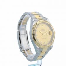 Gents Rolex Datejust 41 116333 18ct Yellow Gold   Stainless Steel case with Gilt   Diamond dial