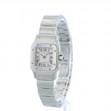 Ladies Cartier Santos Galbee W20056D6 Steel case with Silver dial