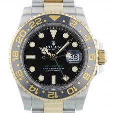 Gents Rolex GMT Master II 116713LN 18ct Yellow Gold   Stainless Steel case with Black dial