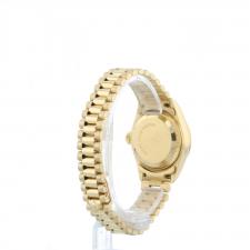 Ladies Rolex Datejust 69178 18ct Yellow Gold case with Silver Diamond Dot dial