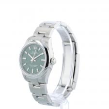 Ladies Rolex Oyster Perpetual 31 277200 Steel case with Green dial