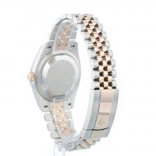 Gents Rolex DateJust 36 126231 18ct Rose Gold Stainless Steel case with Silver Fluted Motif dial