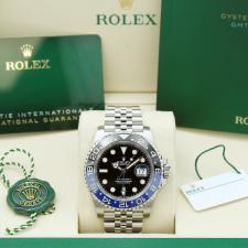Gents Rolex GMT Master II 126710BLNR Stainless Steel case with Black dial