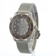 Gents Omega Seamaster 210.90.42.20.01.001 Titanium case with Tropical dial