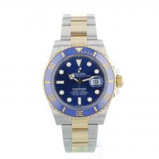 Gents Rolex Submariner Date 126613LB 18ct Yellow Gold Stainless Steel case with Blue dial