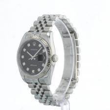 Gents Rolex Datejust 116234 Steel case with Black Jubilee  dial