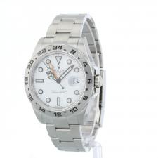 Gents Rolex Explorer II 216570 Steel case with White dial