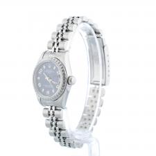 Ladies Rolex DateJust 79240 Stainless Steel case with Blue dial