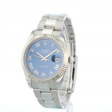 Gents Rolex Datejust 41 126334 Steel case with Blue dial
